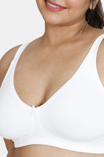 Buy Zivame True Curv Basics Double Layered Non Wired 3/4th Coverage Super  Support Bra - Roebuck Skin2 at Rs.402 online