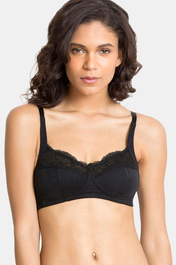 Buy Zivame Miracle Double Layered Non Wired Full Coverage T-Shirt Bra -  Navy Peony at Rs.1495 online