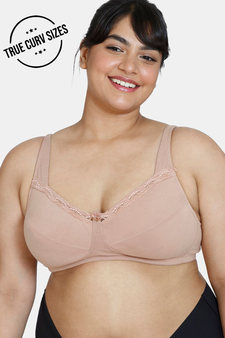 Zivame Rosaline Single Layered Non Wired 3/4Th Coverage T-Shirt Bra -  Rhododendron