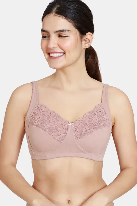 Buy Zivame Essentials Single Layered Wired 3/4th Coverage Sag Lift Bra -  Mauve at Rs.538 online