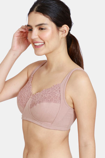 Buy Zivame Double Layered Non Wired 3/4th Coverage Sag Lift Bra - Georgia  Peach - E Cup Online - Lulu Hypermarket India