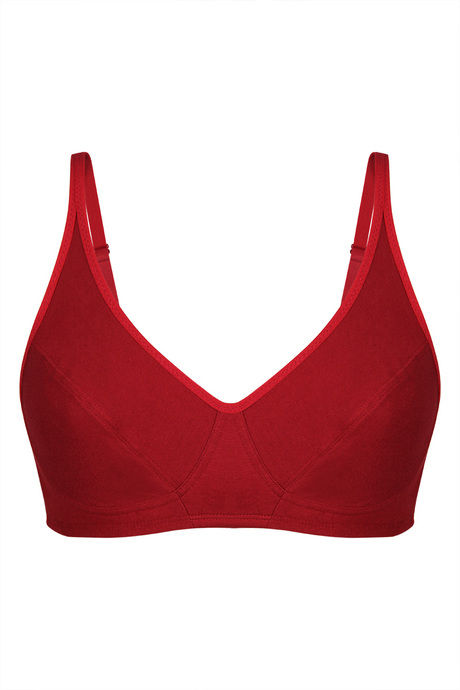 Buy Enamor Nonwired All Day Support Bra-Red at Rs.199 online