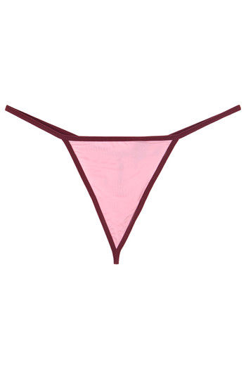 Davina G-String Medium Pink Plus G String, 1X-4X