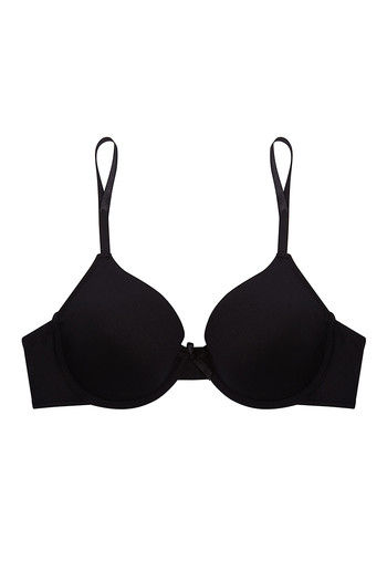 Buy Zivame Padded Wired Low Coverage T-Shirt Bra (Pack Of 2) -Blue Black at  Rs.1399 online