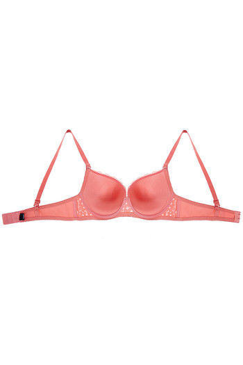 Buy Zivame Summer Lace Youthful Lift Demi Coverage Bra-Pink at Rs.925  online
