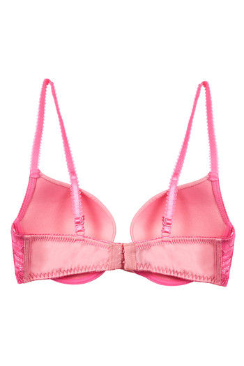 Buy Zivame All That Lace Padded Wired Low Coverage Bra-Pink at Rs.895  online