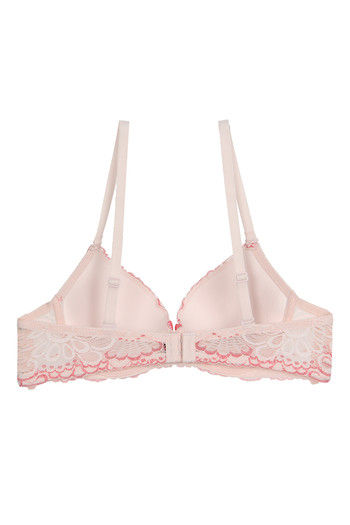 Zivame - Penny Priority Wide Neckline Wired Moderate Push Up Bra-Skin. To  buy this bra, click here