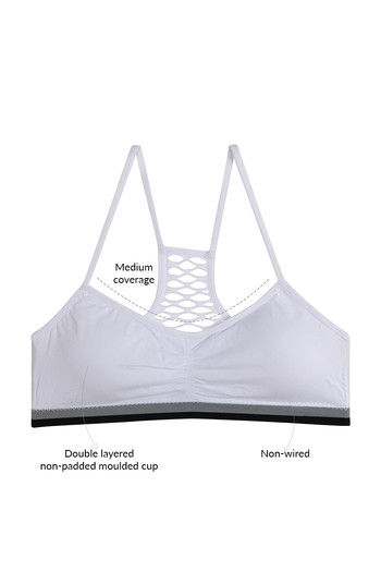 Buy Zivame Double Layered Non Wired Medium Coverage Bralette