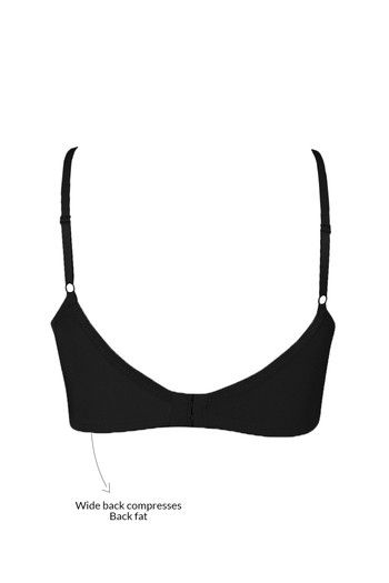 Zivame Priority Invisible Line Padded Wireless T Shirt Bra with