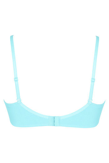 Rosaline Soft Padded Cup Wirefree Comfort Convertible Bra- Sky Blue
