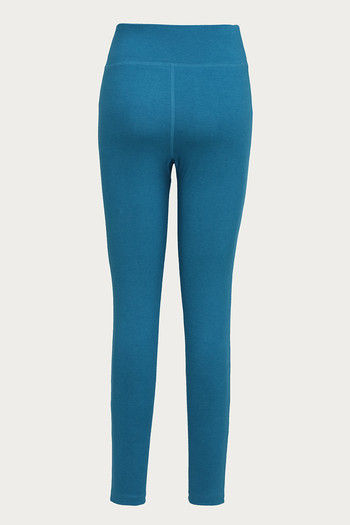 Buy Zelocity Mid Rise High Stretch Legging - Turquoise at Rs.418 online