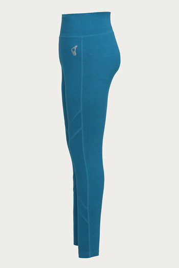 Buy Zelocity Mid Rise High Stretch Legging - Turquoise at Rs.418 online
