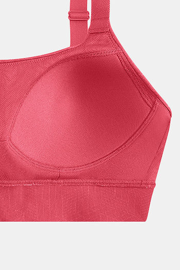 Buy Zelocity High Impact Quick Dry Sports Bra - Rapture Rose at Rs.2066  online