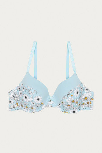 Buy Zivame Floral Padded Wired 3/4th Coverage Bra - Daisy Print at