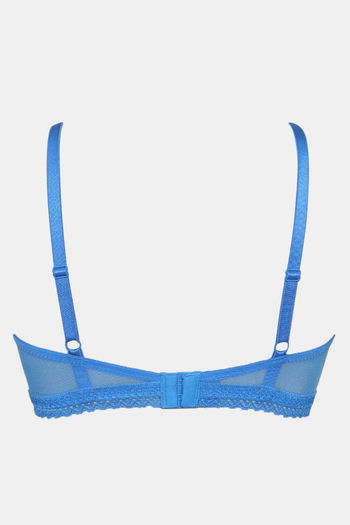 Buy Zivame Bohemian Magic Push-Up Wired Medium Coverage Bra - French Blue  at Rs.628 online