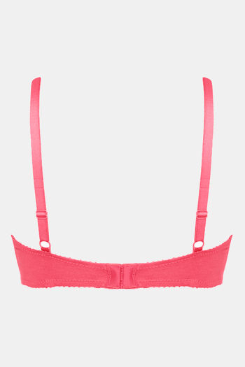 Buy Zivame for Women Cotton Elastane Wired Lightly Padded 3/4Th Coverage T-Shirt  Bra (ZI1135-Teaberry_Pink_36B) at
