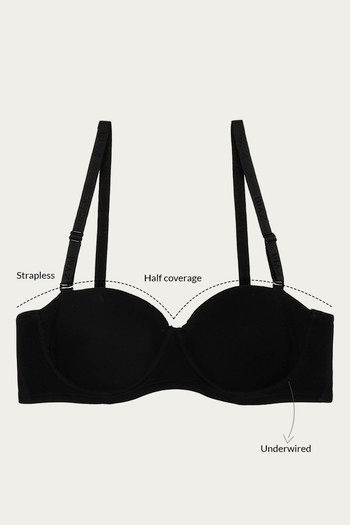 Buy Zivame Padded Wired Medium Coverage Strapless Bra-Salute at Rs.799  online