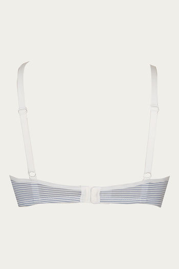 Buy Zivame Double Layered Wired 3/4th Coverage T-Shirt Bra - Blue