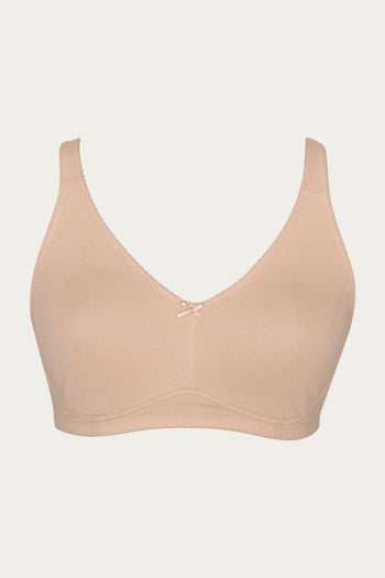 Buy Zivame Basics Single Layered With Laminated Cups Non Wired 3/4th  Coverage Bra - Roebuck at Rs.799 online
