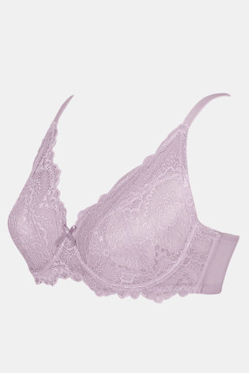 Buy Zivame Luxe Lace Double Layered Wired 3/4th Coverage Bra