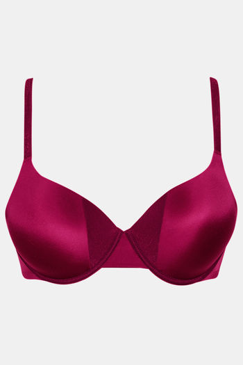 Buy Zivame Shimmer N Shine Push-Up Wired Medium Coverage T-Shirt Bra - Dawn  Pink at Rs.995 online