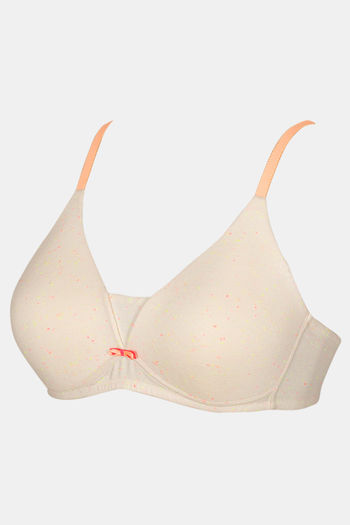 Buy Zivame Beautiful Basics Push-Up Wired Medium Coverage T-Shirt Bra -  Ivory Neps at Rs.398 online