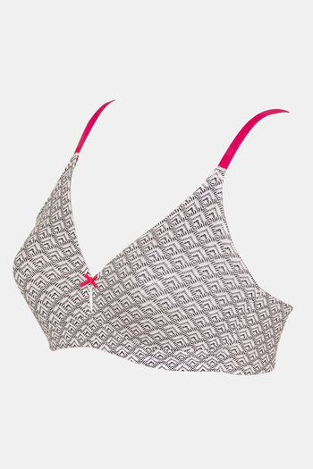 Buy Zivame Double Layered Non Wired 3/4th Coverage Bra - Monochrome Tile at  Rs.695 online, Bra online