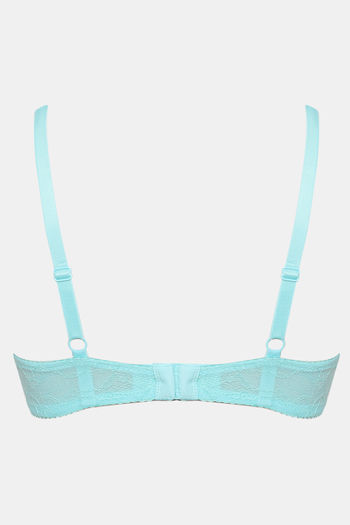 Buy Zivame Watch Your Back Padded Front Open Bra- Sky Blue at Rs.538 online