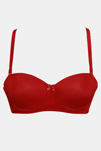 Buy Zivame Double Layered Wired 3/4th Coverage Sag Lift Bra - Red Violet  Online in India at Bewakoof