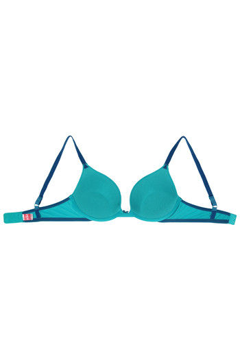 Buy Zivame Padded Under Wired Push Up Bra- Blue at Rs.484 online
