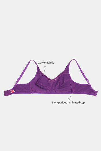 Buy Zivame Purple Cotton Full Coverage Bra for Women Online @ Tata CLiQ