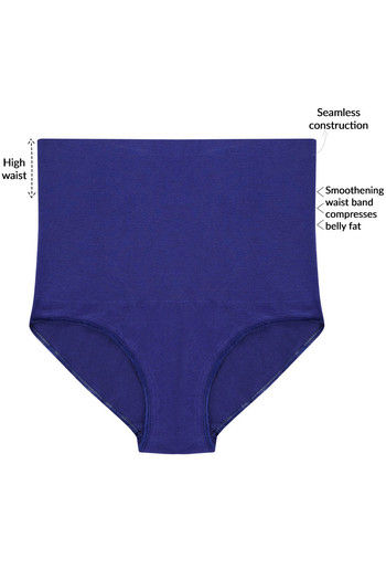 Buy Zivame Tummy Control Midwaist Hipster Panty - Navy at Rs.846
