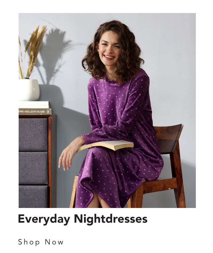 Zivame Winter Collection - ByStyle - Nightdress