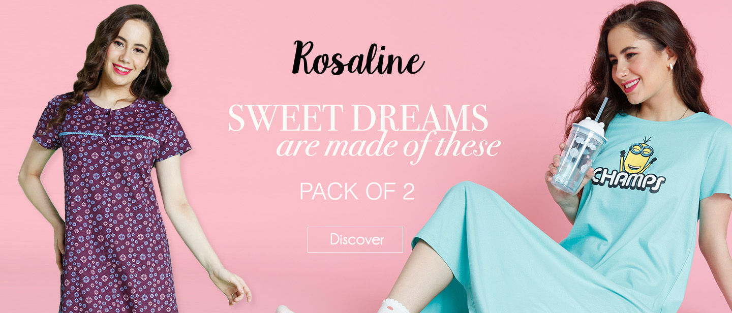 Lingerie Fest - Rosaline Pack of 2 Sleep Coll