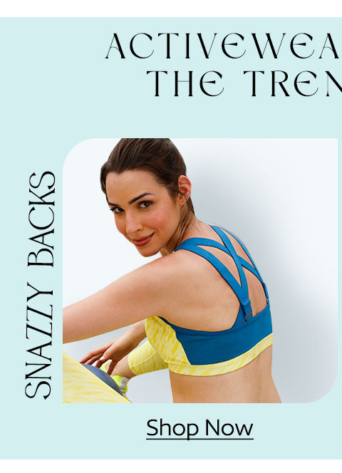 Zivame Activewear Collection - Trendsetter - Snazzy backs