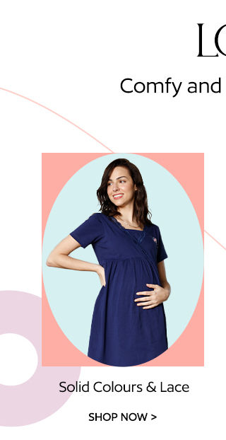 Zivame Maternity Collection - ByLoungewear - SolidColour m
