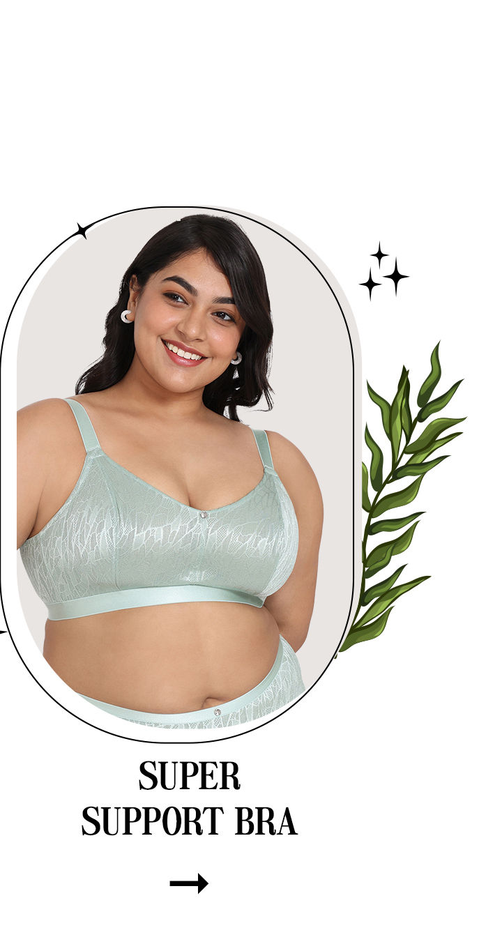 Zivame Coral Glaze Collection - Super Support Bra Coral Glaze