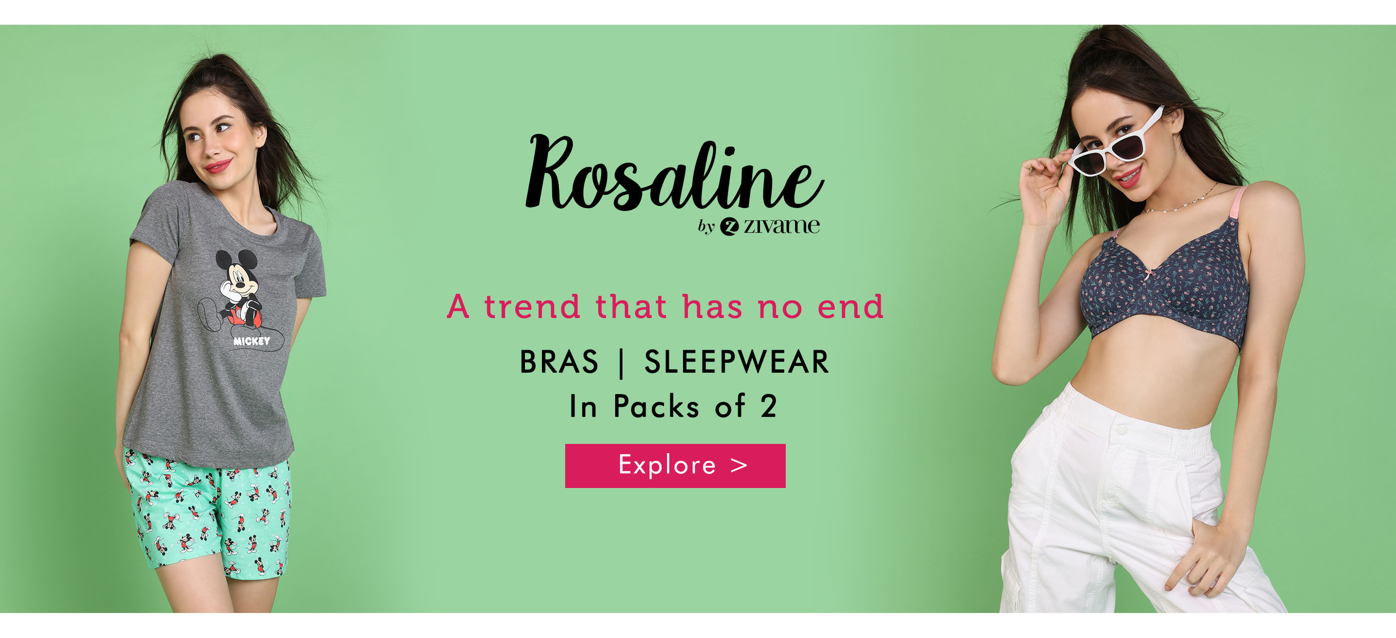Lingerie Fest - Rosaline Pack Of 2s Coll