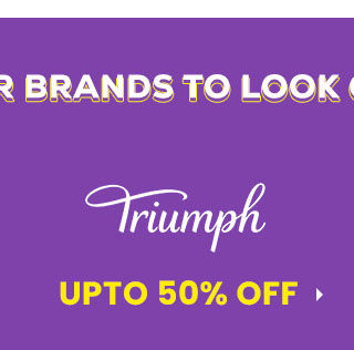 Pre Buzz Zivame Big Sale - Brands - Triumph m