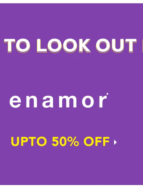 Pre Buzz Zivame Big Sale - Brands - Enamor