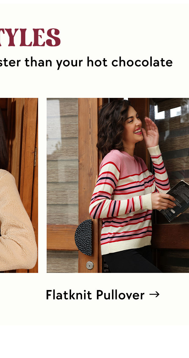 Zivame Winter Collection - Trending - Flatknitpullover