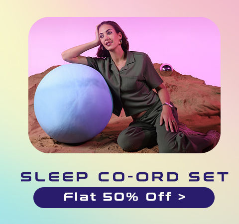 Pre Buzz Zivame Big Sale - sleep co-ordset m