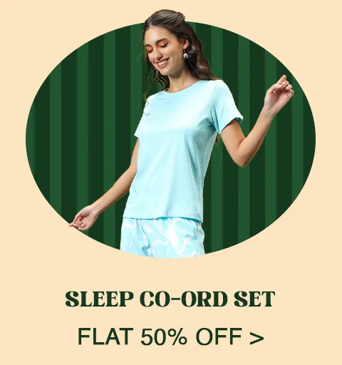 Pre Buzz Zivame Big Sale - sleep co-ordset m