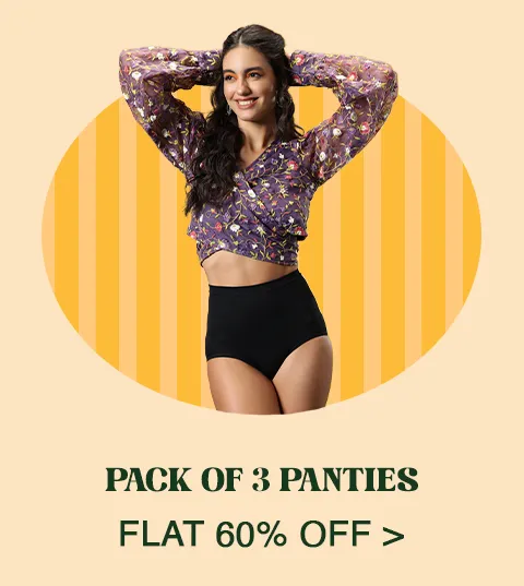 Pre Buzz Zivame Big Sale - Panties Pack of 3 m