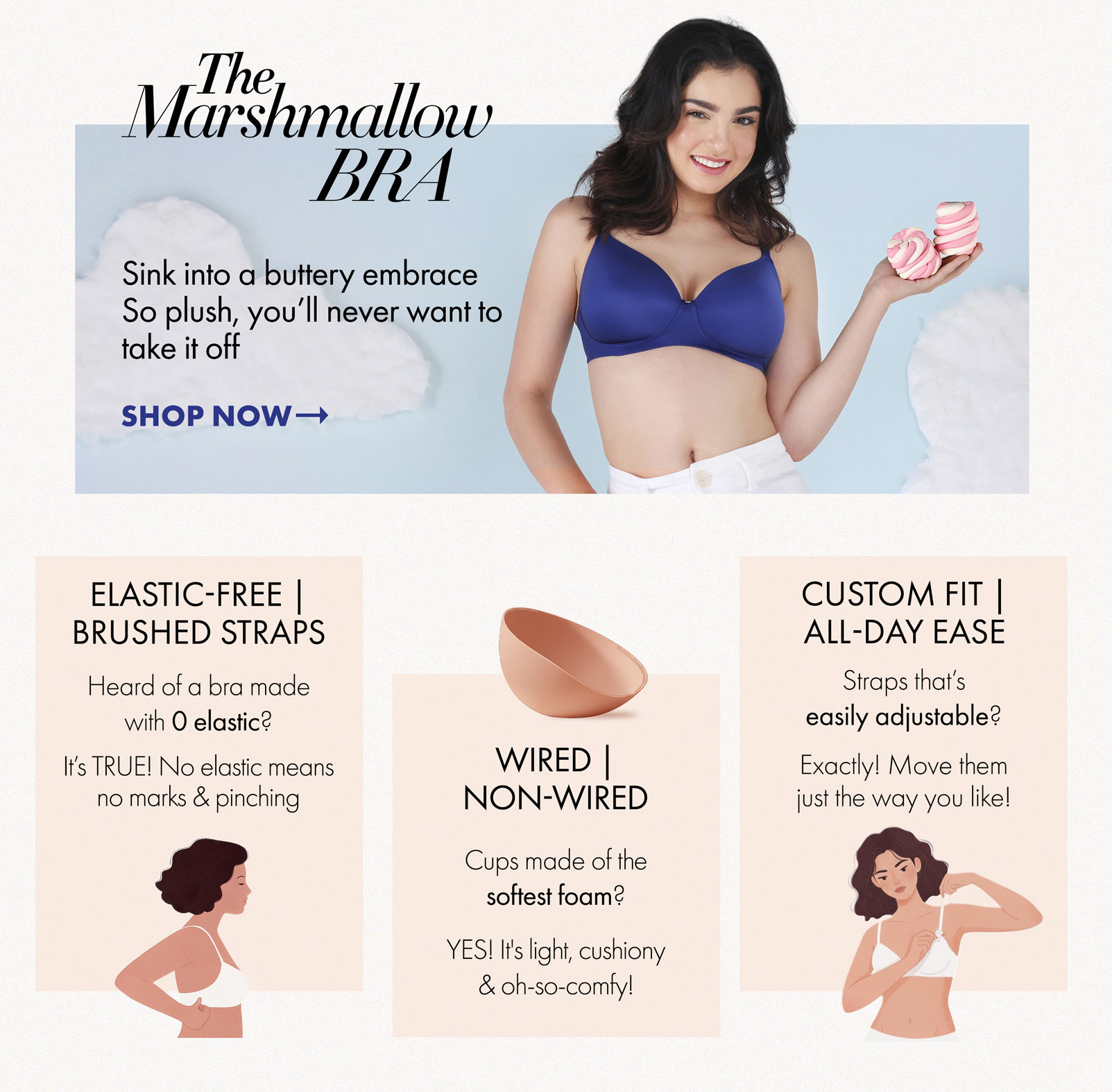 Marshmallow Bra 