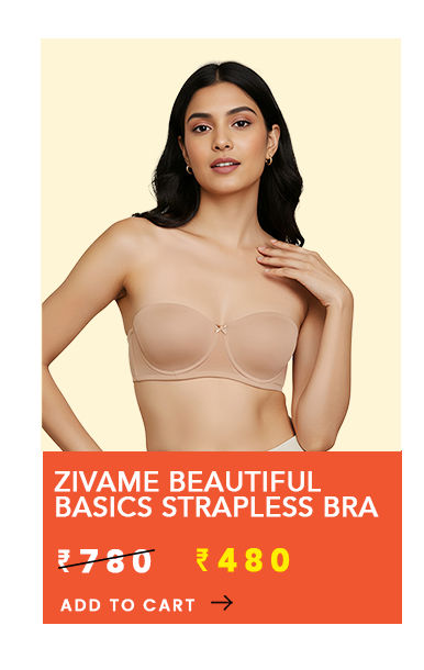 Pre Buzz Zivame Big Sale Strapless bra m