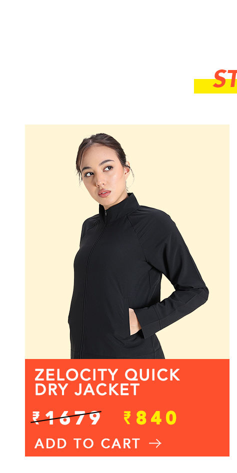 Pre Buzz Zivame Big Sale - Zelocity Dry Jacket 