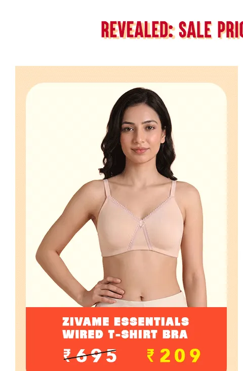 Pre Buzz Zivame Big Sale - T-shirt bra