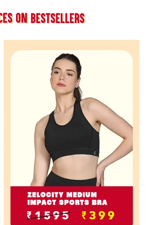 Pre Buzz Zivame Big Sale - Zelocity Sports bra
