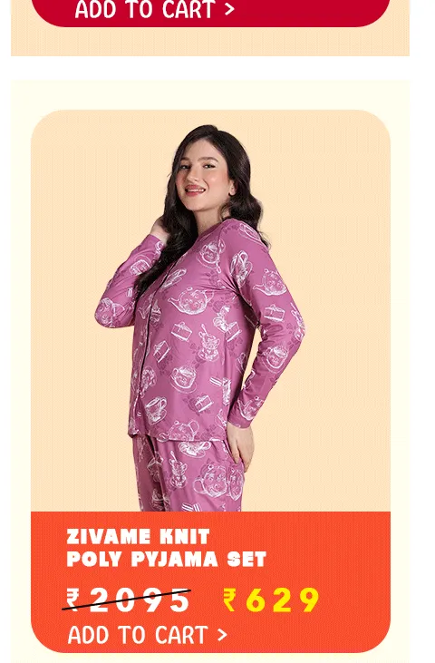 Pre Buzz Zivame Big Sale - pyjama set